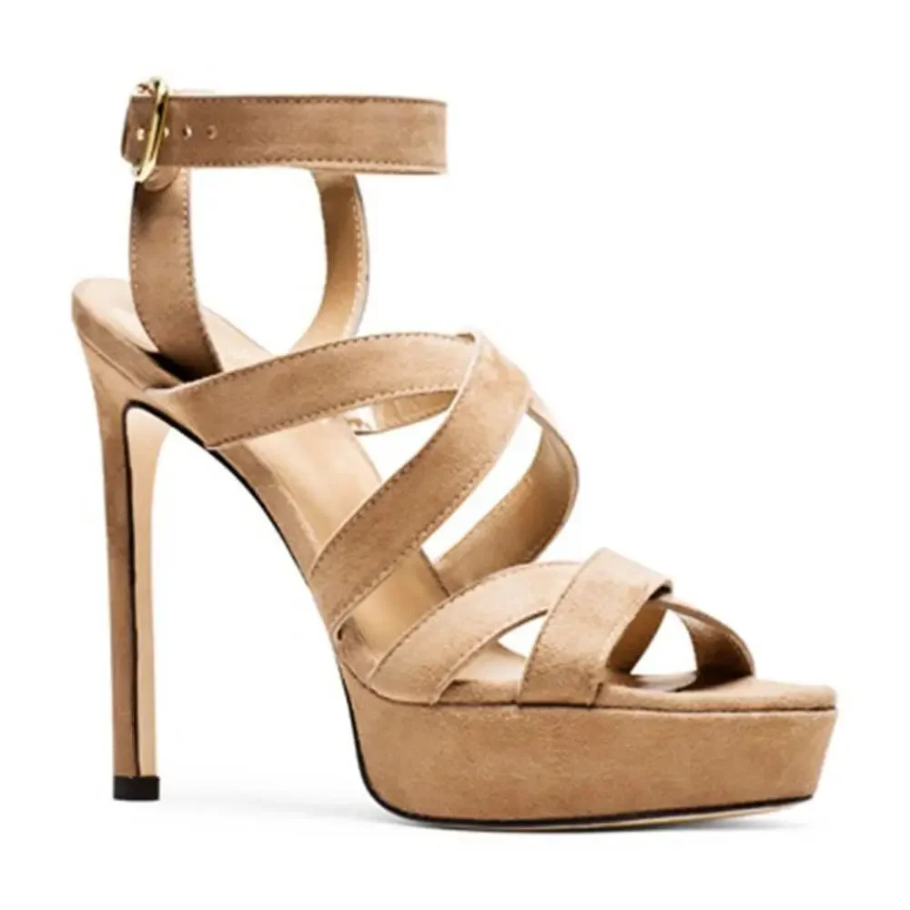 Stuart Weitzman NWOT‎ The Soundtrack Sandal Heel Stiletto Size 10 Suede